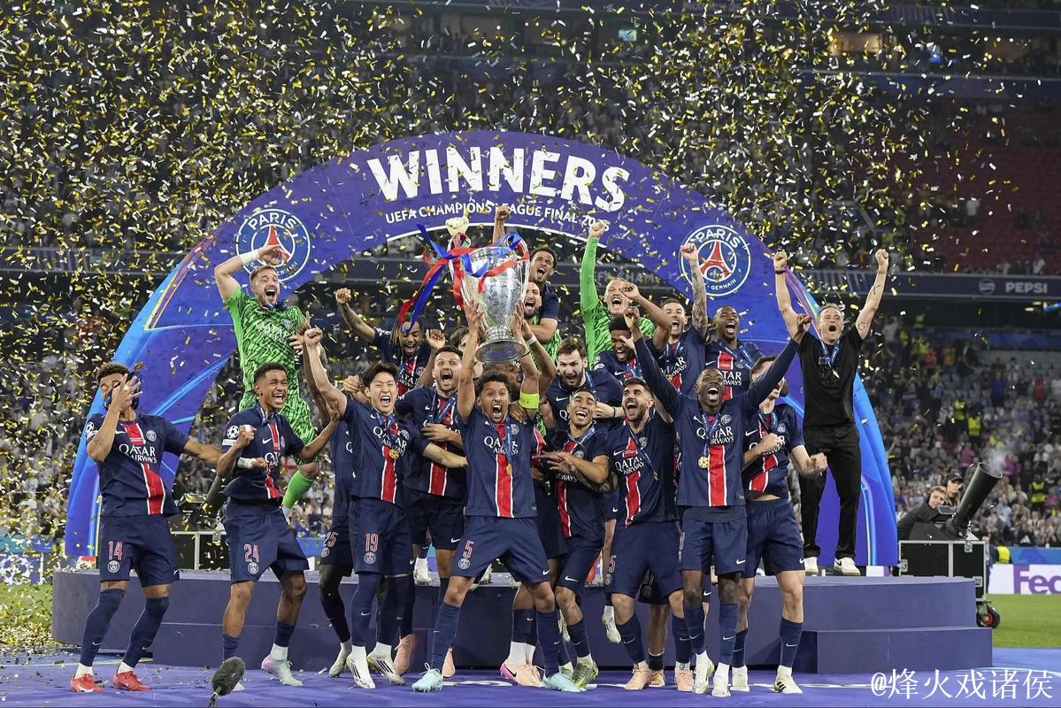 国际十大候选：巴黎圣日耳曼首夺欧冠冠军