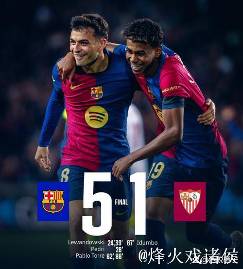 巴萨5-3逆转!西甲6连胜+4分领跑积分榜 费兰帽子戏法 亚马尔点射 巴萨5-3逆转!西甲6连胜+4分领跑积分榜 费兰帽子戏法 亚马尔点射